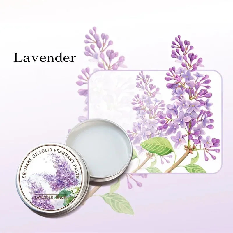 Long-Lasting Solid Floral Perfume Balm