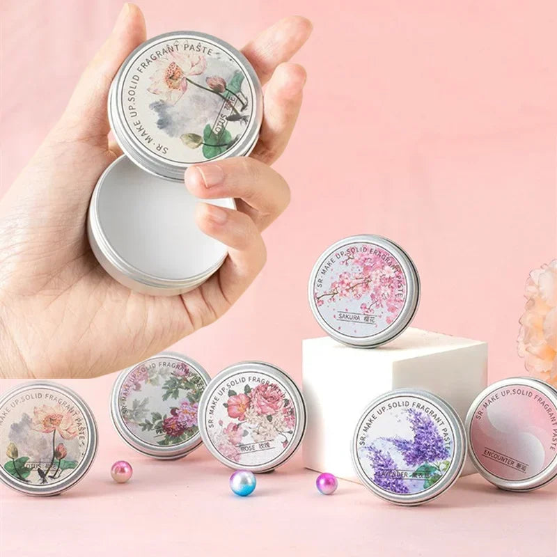 Long-Lasting Solid Floral Perfume Balm