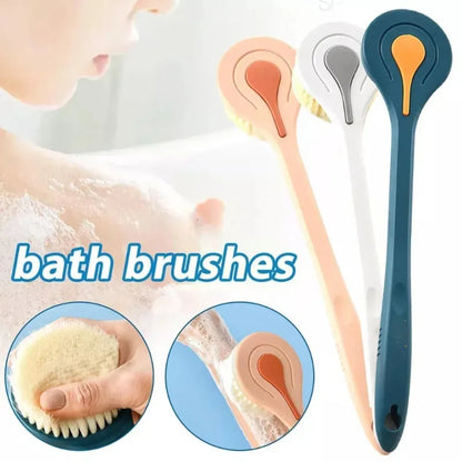 Long Handle Soft Hair Bath & Back Scrubber Brush