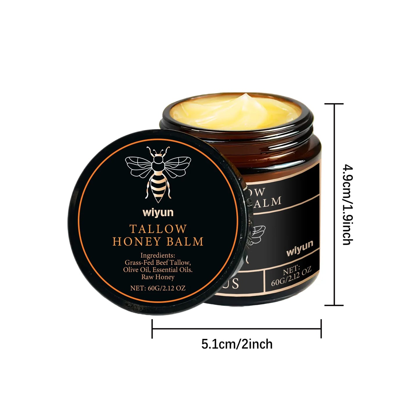 Beef Tallow & Honey Brightening Moisturizing Body Cream