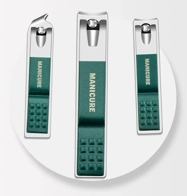 Professional Manicure & Pedicure Set with Leather Case