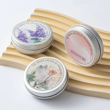 Long-Lasting Solid Floral Perfume Balm