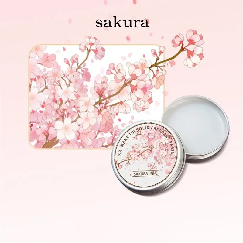 Long-Lasting Solid Floral Perfume Balm