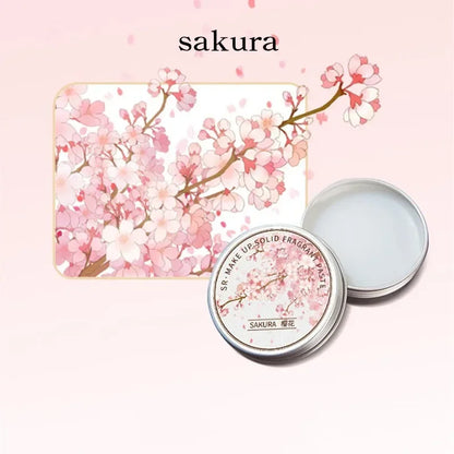 Long-Lasting Solid Floral Perfume Balm