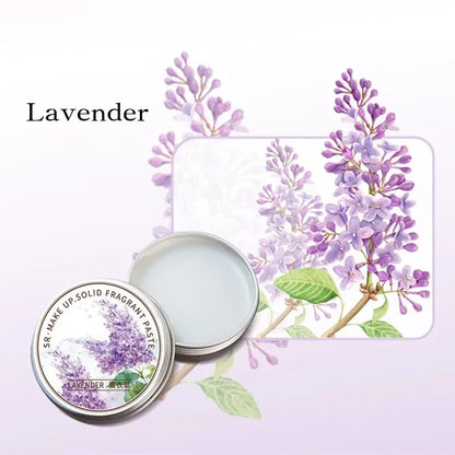Long-Lasting Solid Floral Perfume Balm
