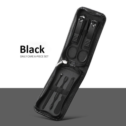 Professional Manicure & Pedicure Set with Leather Case